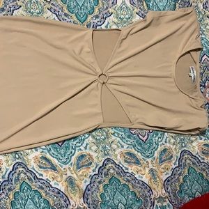 Tan dress